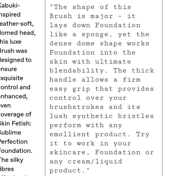 Pat McGrath Labs Skin Getish: Sublime Perfection Foundation Brush - Picture 5 of 5